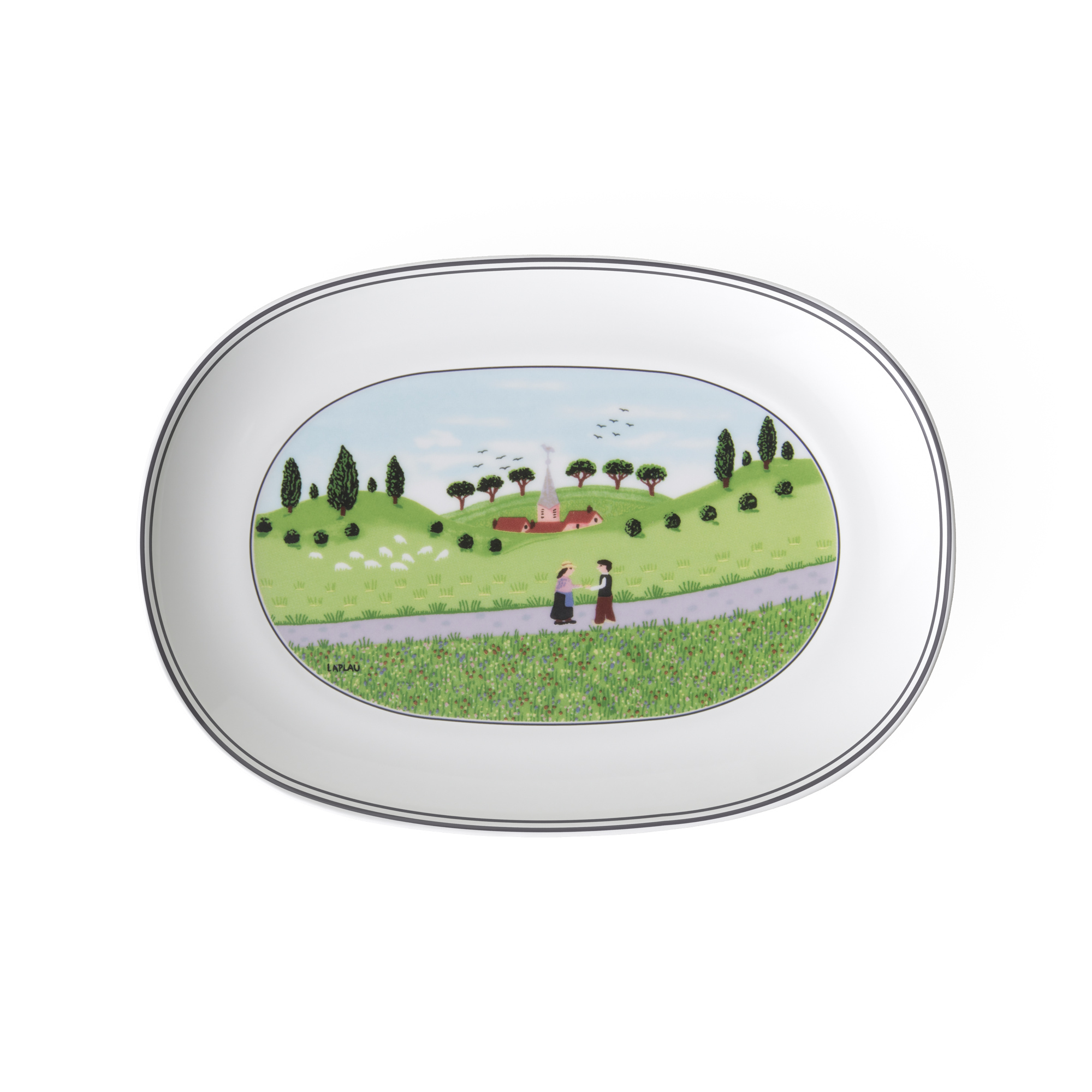 Assiette Ovale DESIGN NAIF, VILLEROY & BOCH