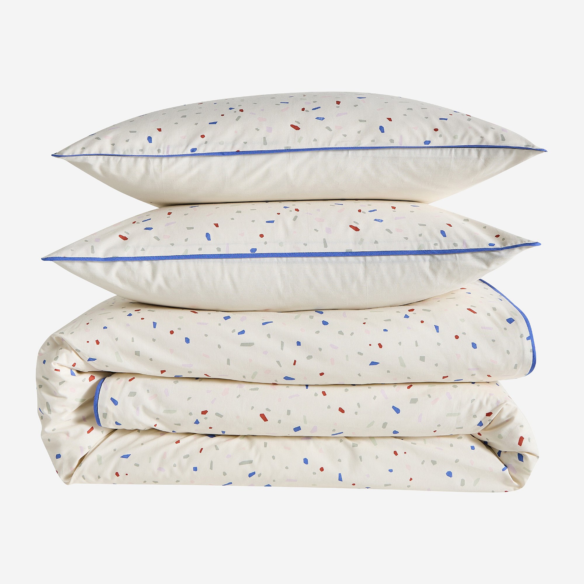 Parure de lit en percale de coton ARLETTE, HABITAT