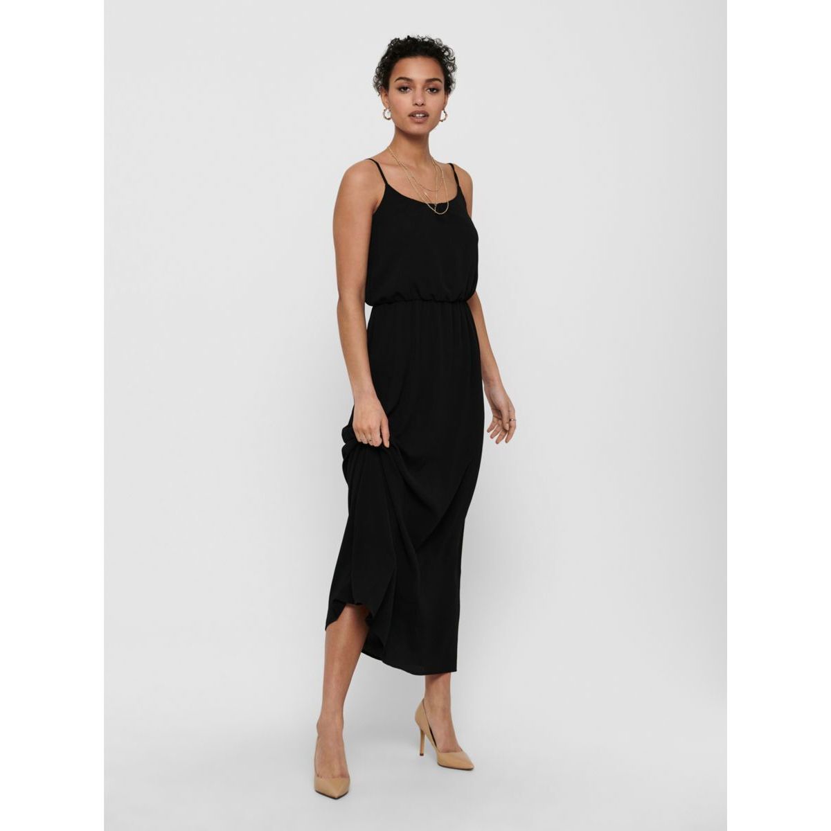 Mango robe noire courte store