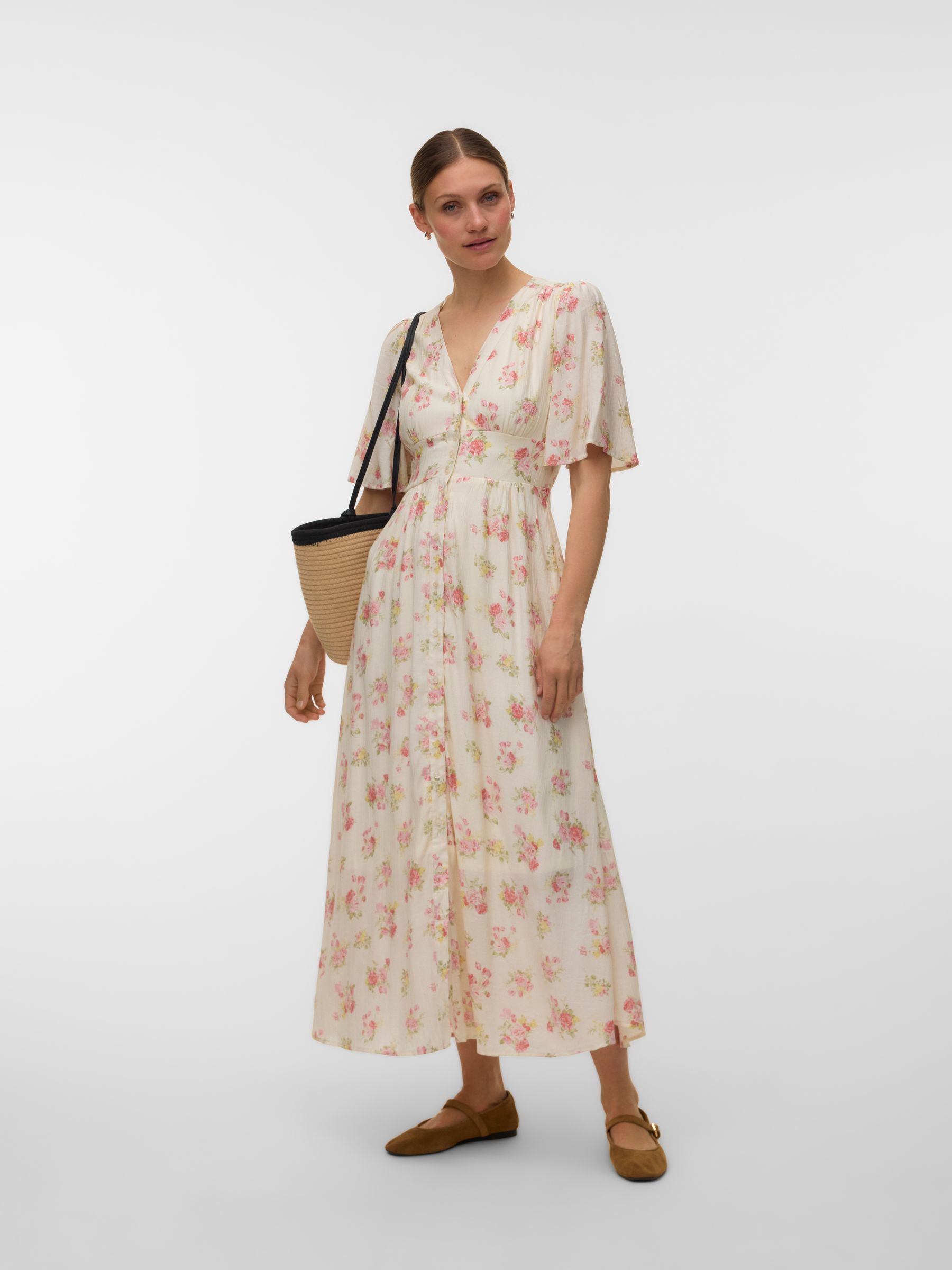 Robe Smockée, VERO MODA