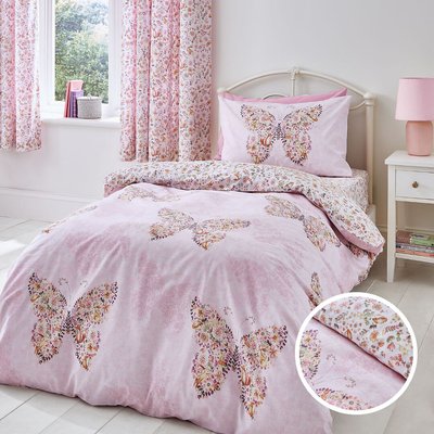 Enchanted Butterfly Kids Fitted Sheet CATHERINE LANSFIELD