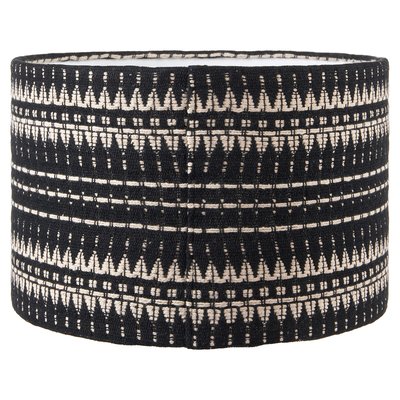 Monochrome Woven Cylinder Shade SO'HOME