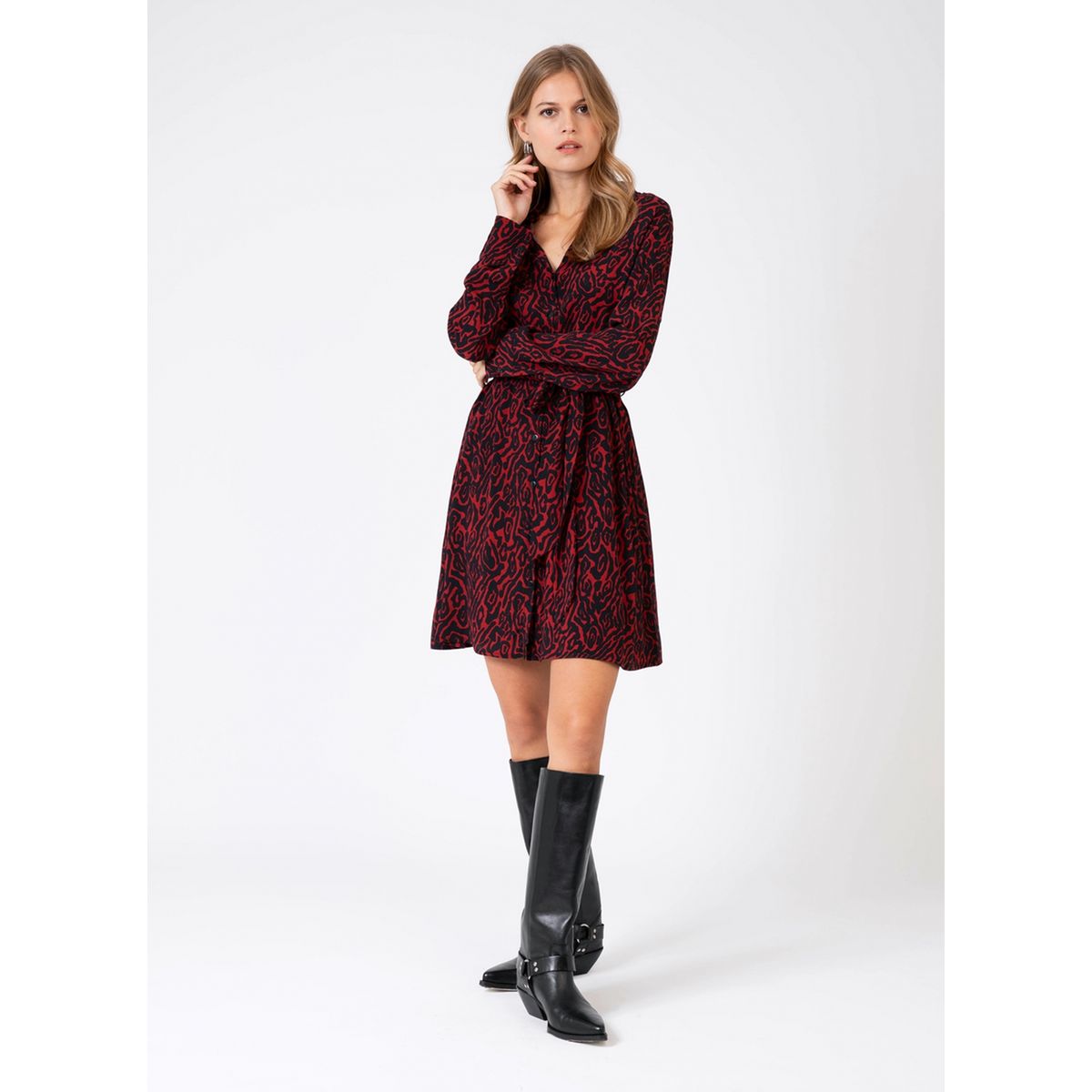 Robe rouge glamour clearance courte
