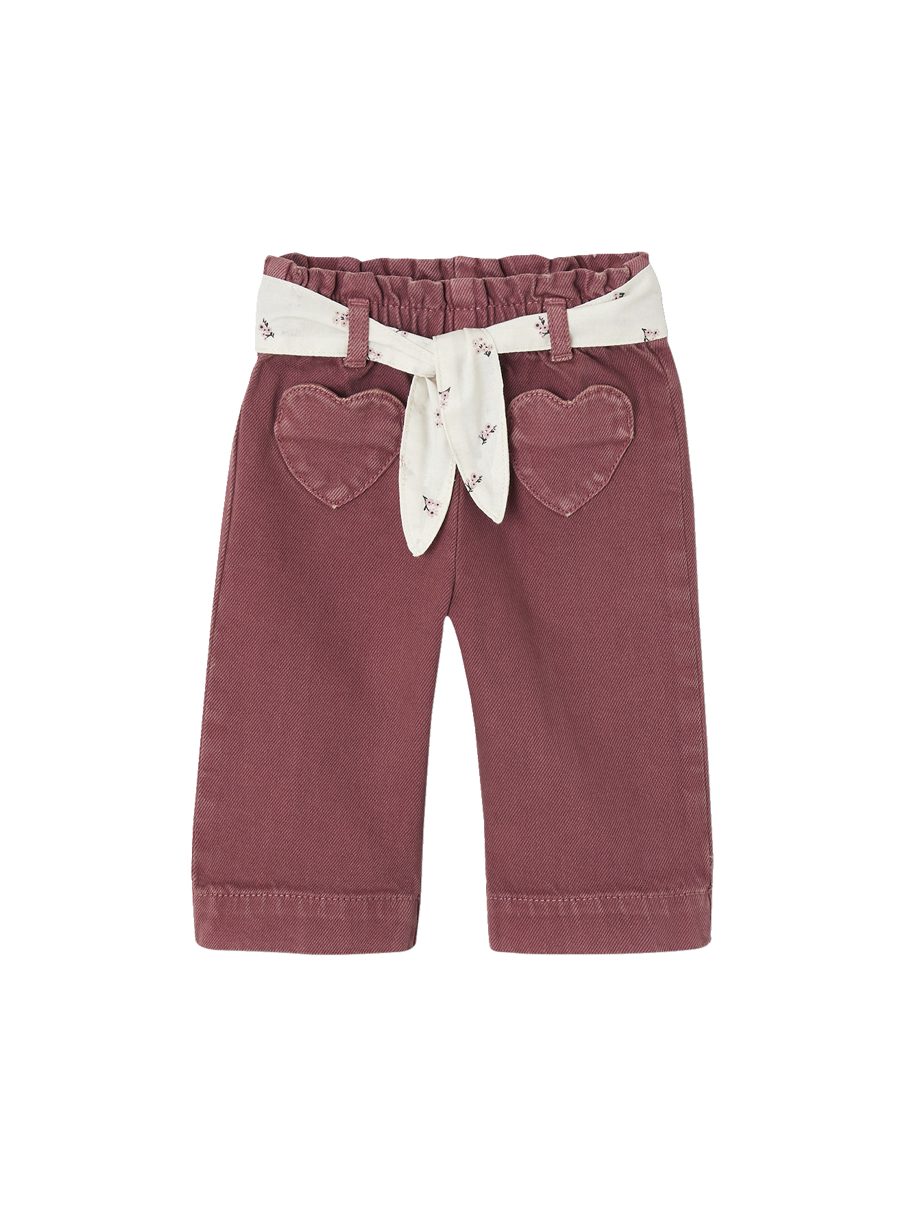 Pantalon large ceinture à nouer, VERTBAUDET