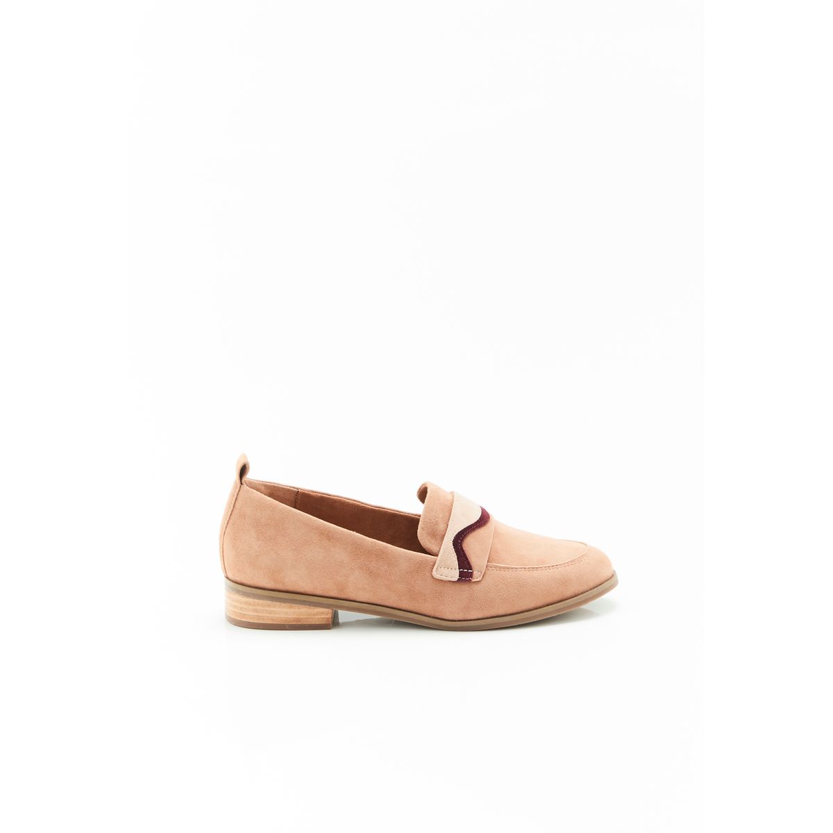 Mocassins en cro te de cuir ch vre marron camel Damart La Redoute