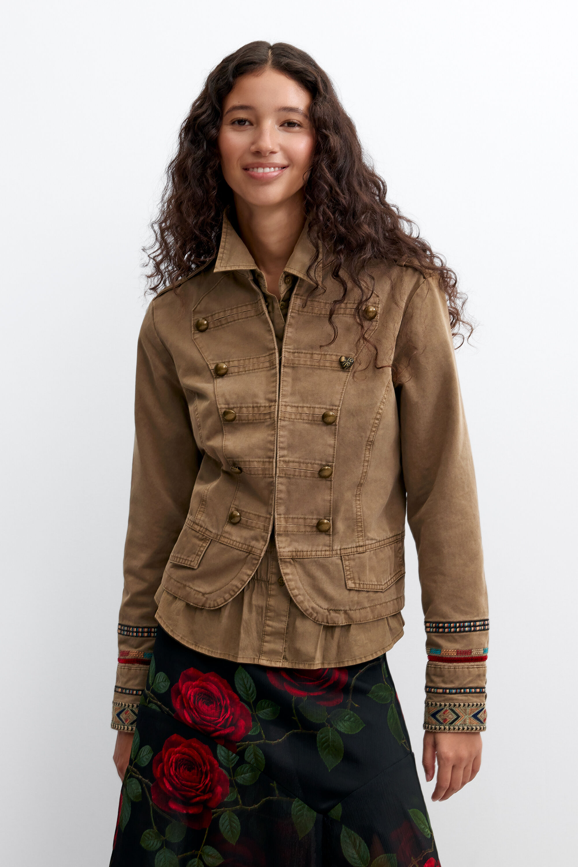veste regular en coton, DESIGUAL