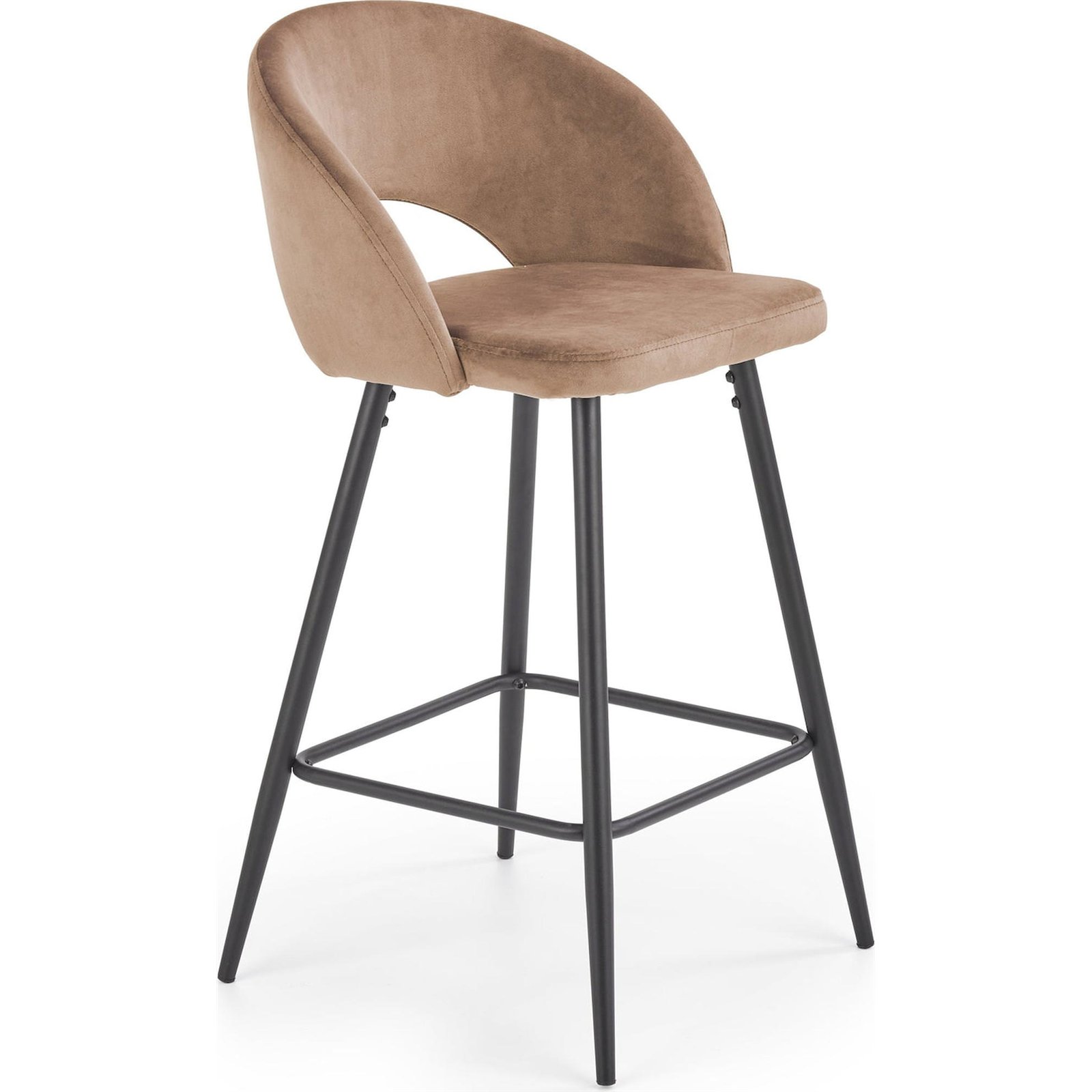 Tabouret de bar tapissé collection FLUOSOM, RECOLLECTION