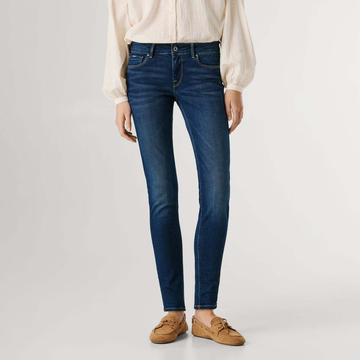 Soho - Jean Coupe Skinny, Taille Moyenne, PEPE JEANS