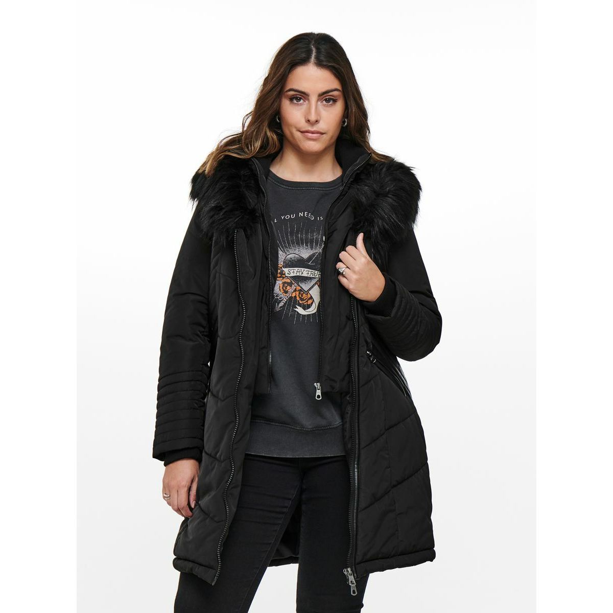 Veste fourrure on sale only femme