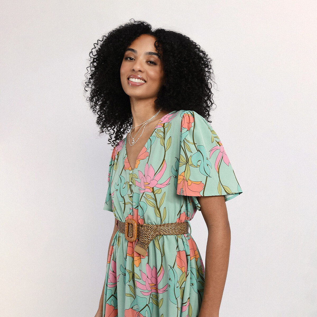 Witchery wrap ruffle dress best sale