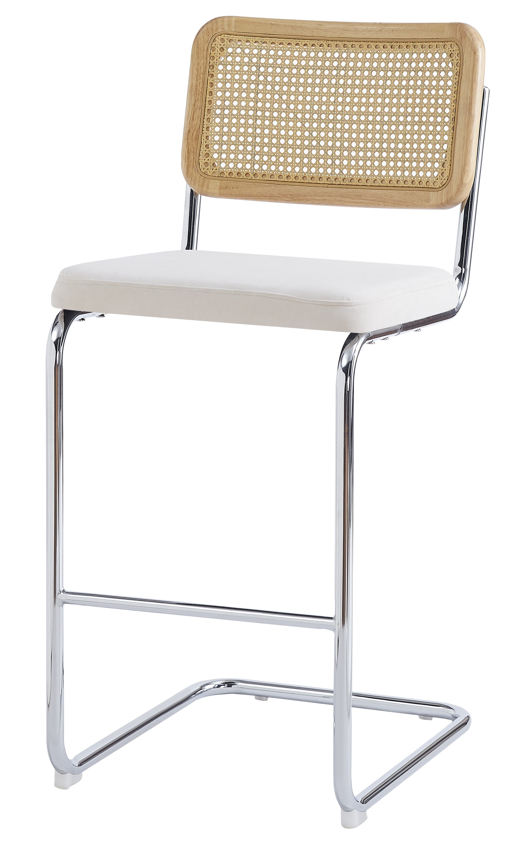 Lot de 2 tabourets de bar en cannage, SOFIA, NORDLYS