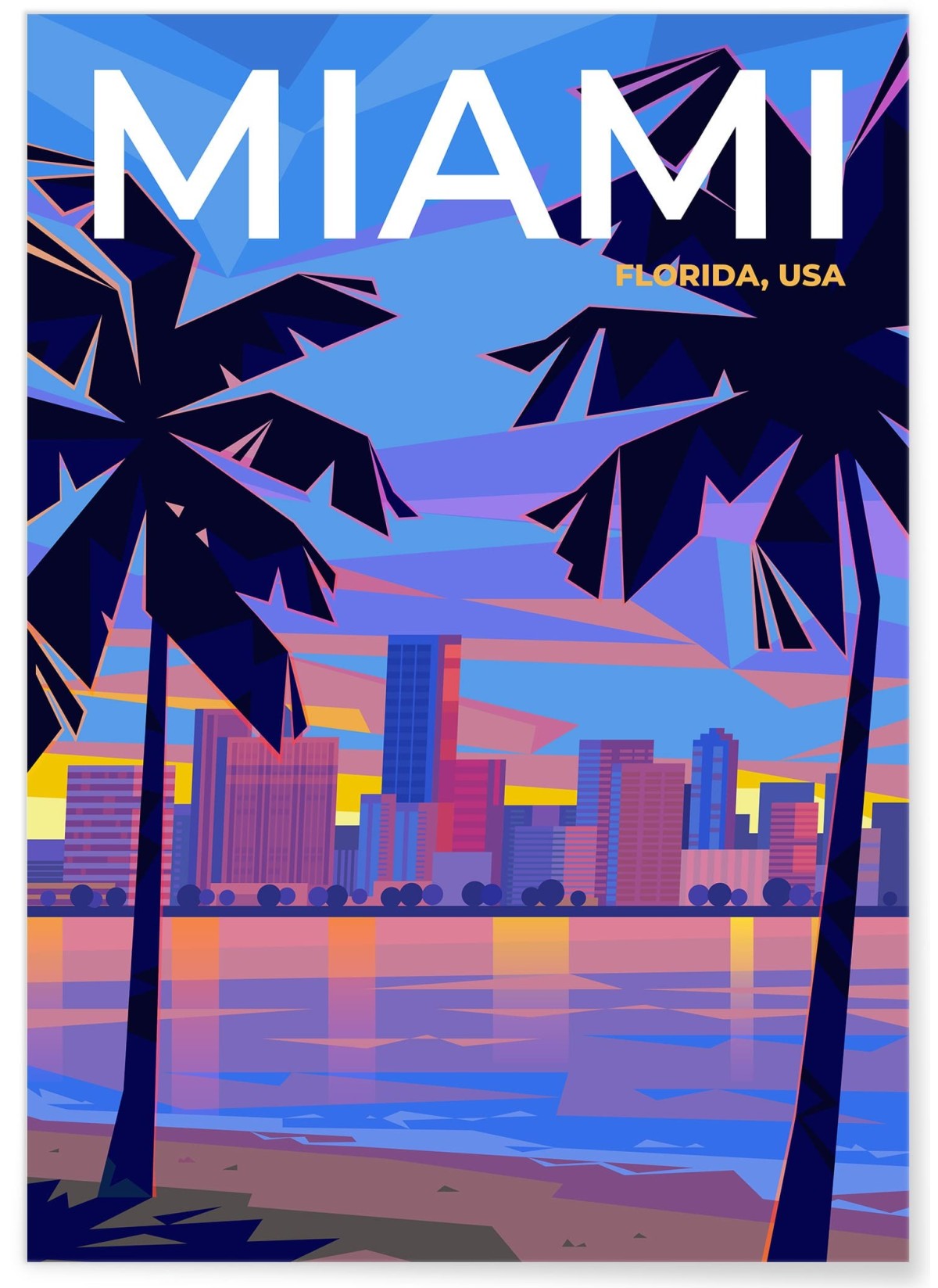 Affiche ville Miami 2, L'AFFICHERIE
