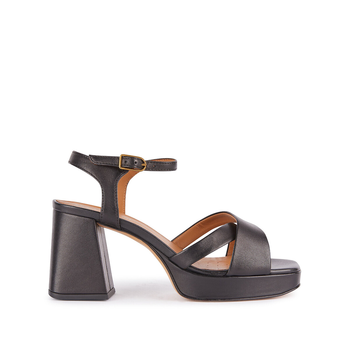 Image of Soleda Leather Heeled Sandals