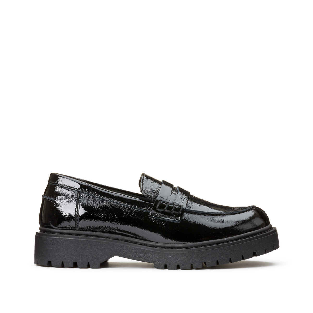 Bleyze breathable loafers in patent leather , black, Geox | La Redoute