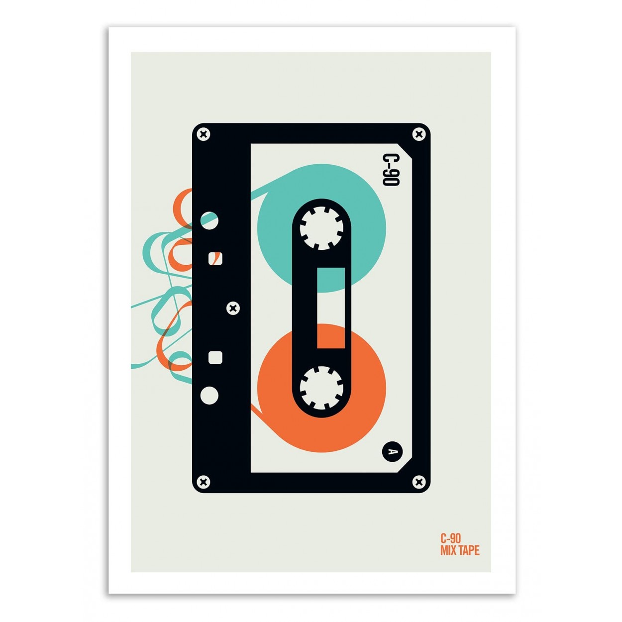 Affiche d'art - Mixtape - Bo Lundberg, WALL EDITIONS