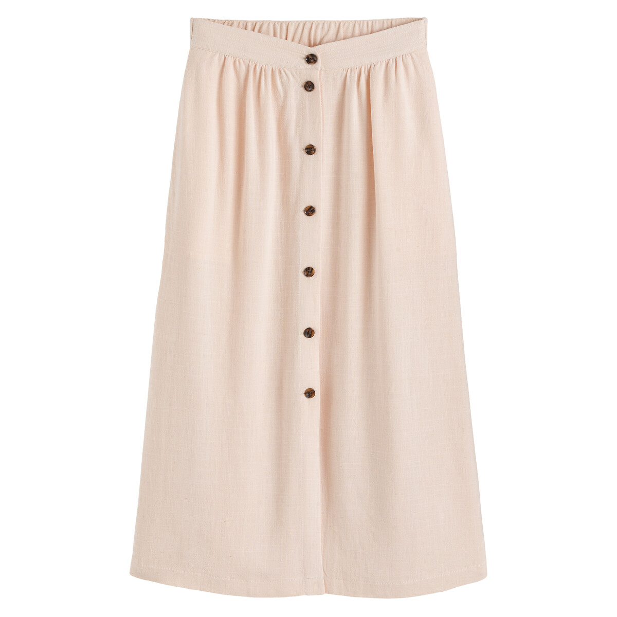 forudsætning nylon Reservere Buttoned midaxi skirt La Redoute Collections | La Redoute