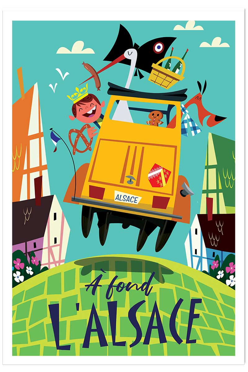 Poster de l'alsace en dodoche, HEXOA