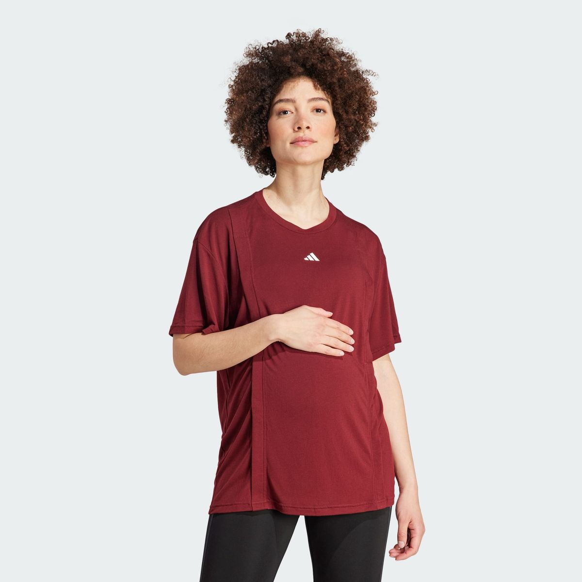 T shirt adidas femme bordeaux 2025