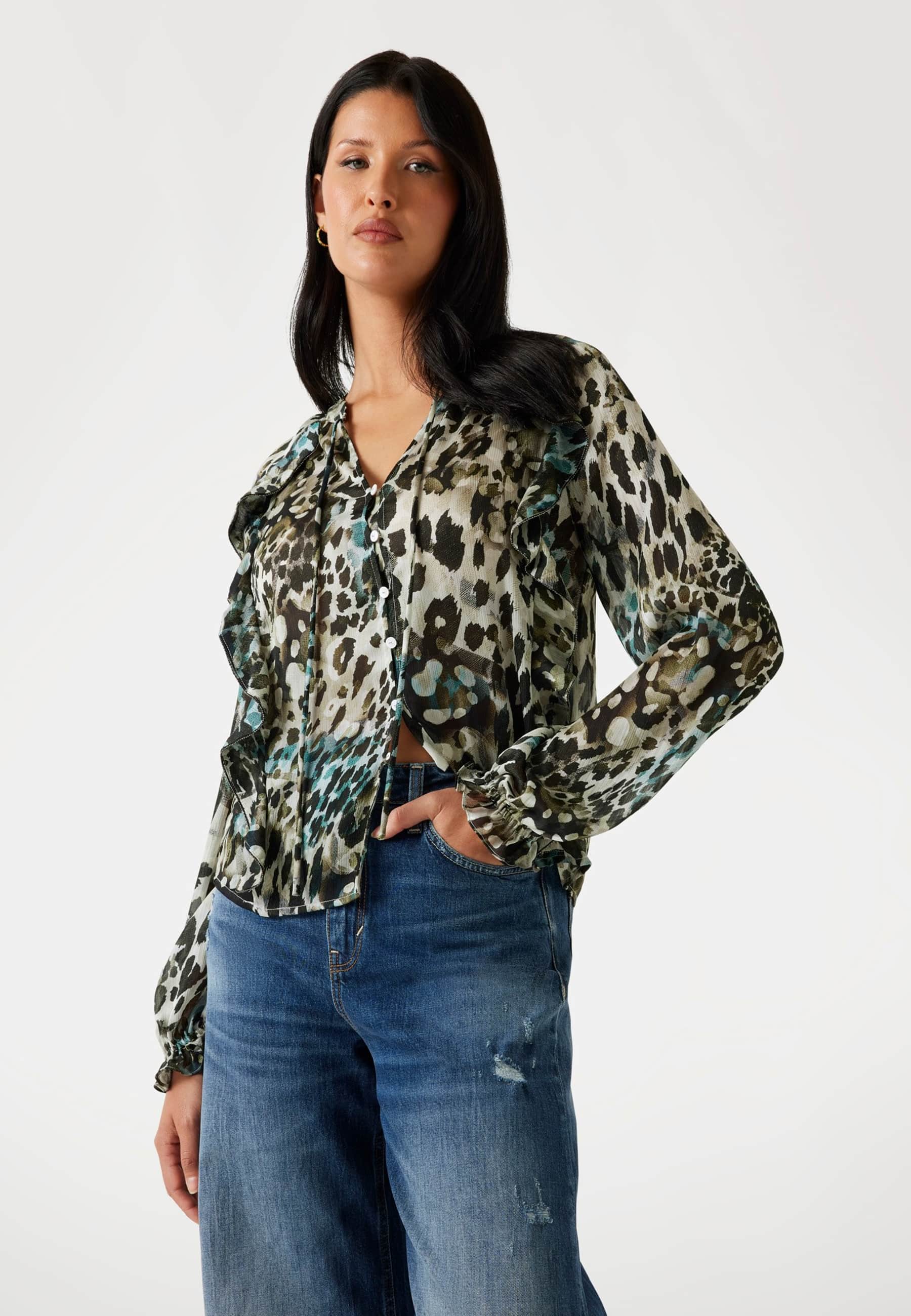 Blouse Volantée, GUESS