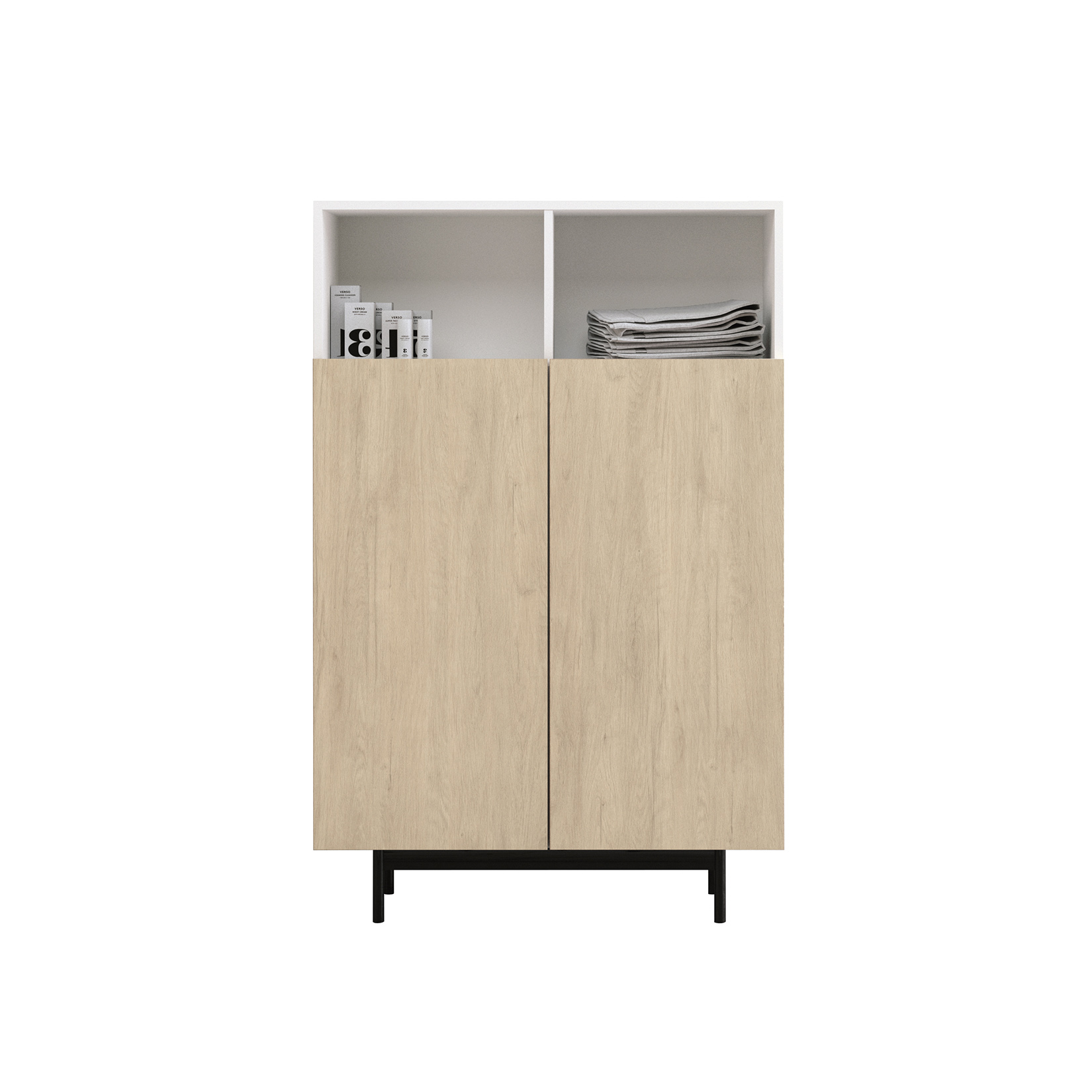 Buffet L placard 2 portes, PRINTED, HERDASA