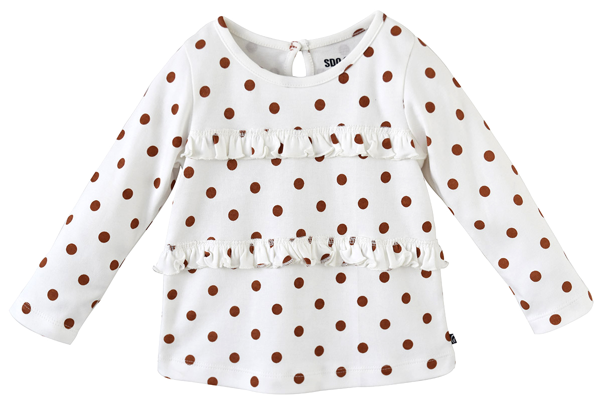 T shirt a pois look girly, SUCRE D'ORGE