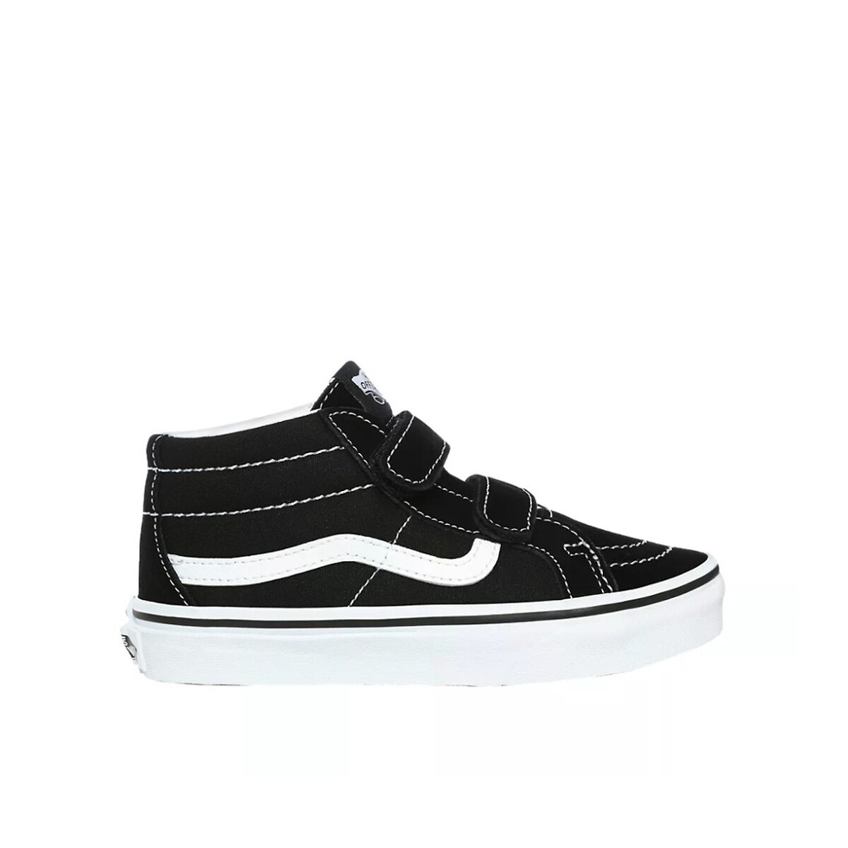 Vans haute noir et blanche sales