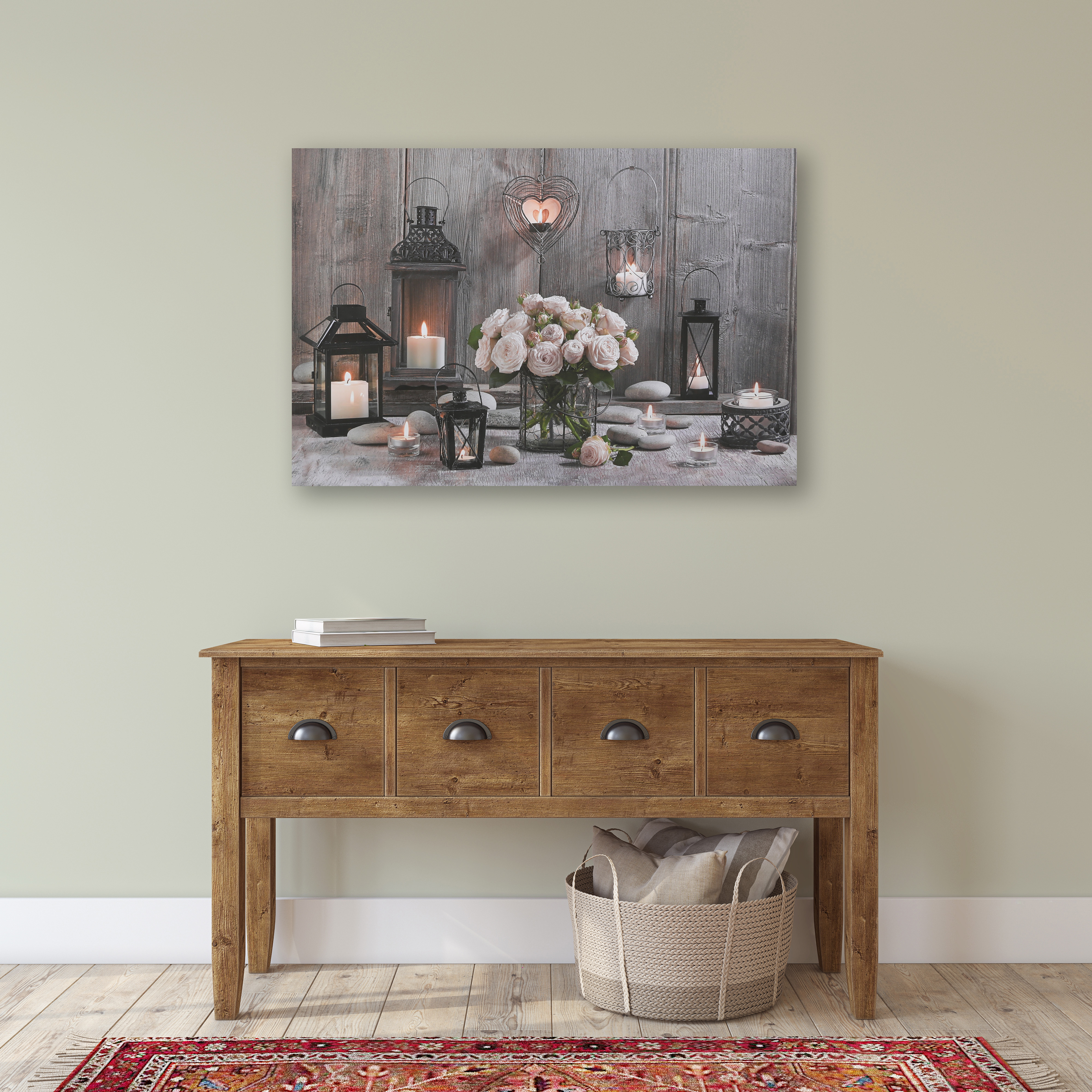 Toile LED Cosy Cottage, ART FOR THE HOME