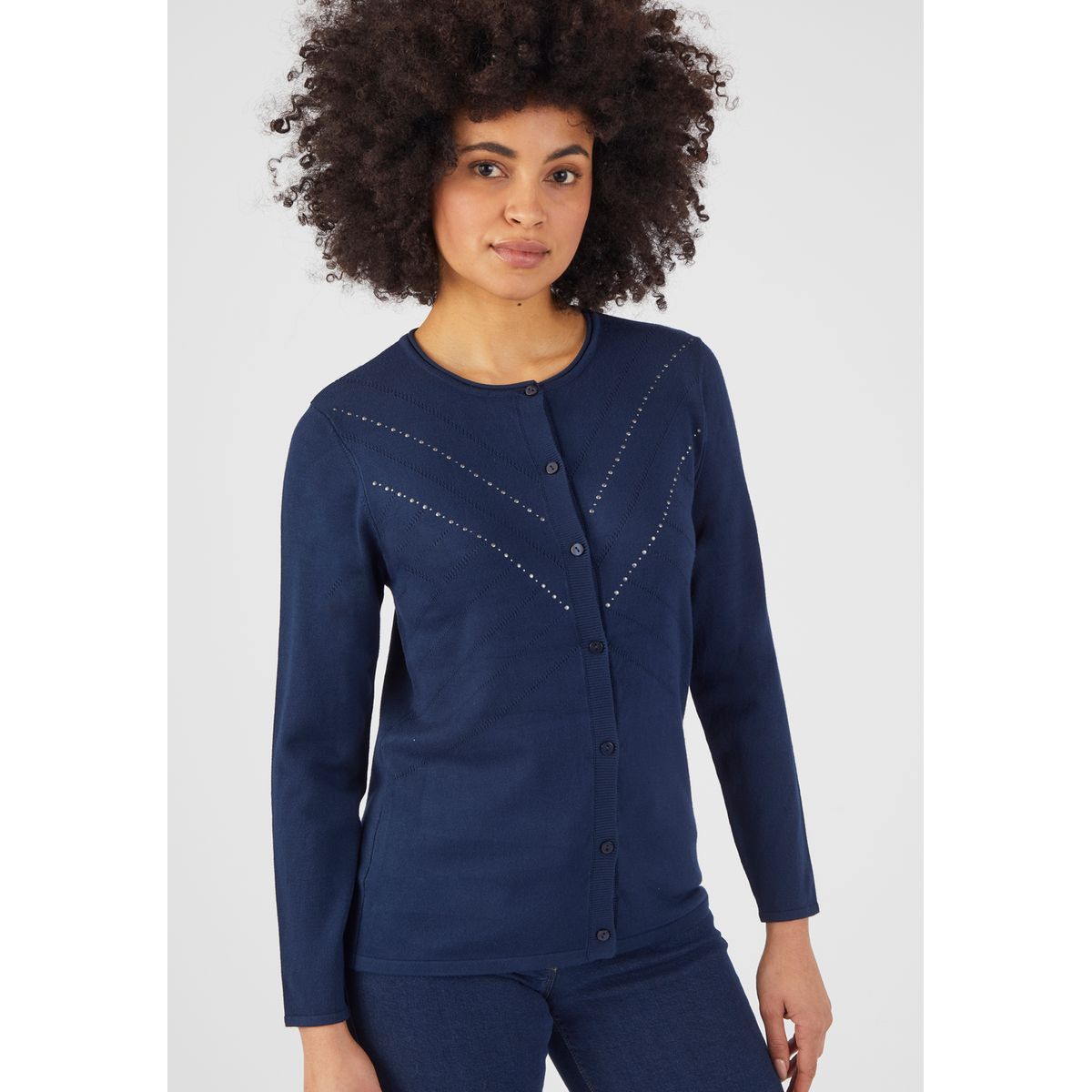 Gilet Cardigan Diplodocus Bleu Marine - Taille S, Neuf Avec étiquettes (prix D'origine 119€)