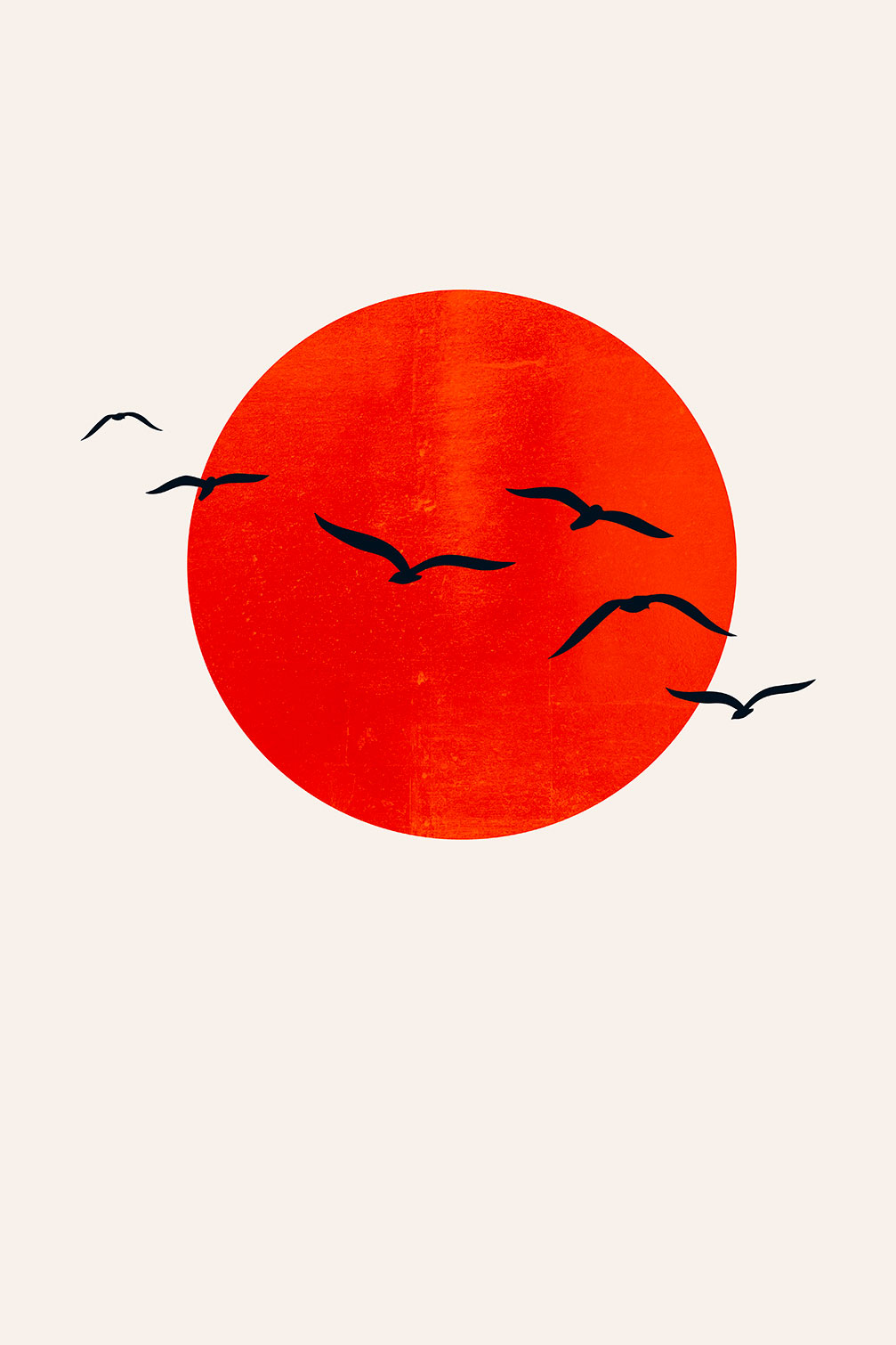 Tableau soleil levant, HEXOA