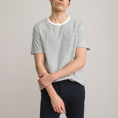 T-Shirt mit rundem Ausschnitt, bedruckte Baumwolle LA REDOUTE COLLECTIONS