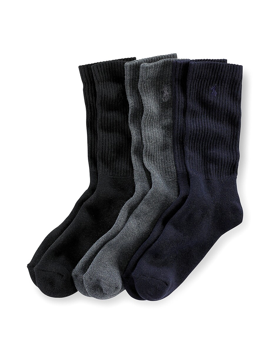 Lot de 3 paires de chaussettes de sport, POLO RALPH LAUREN