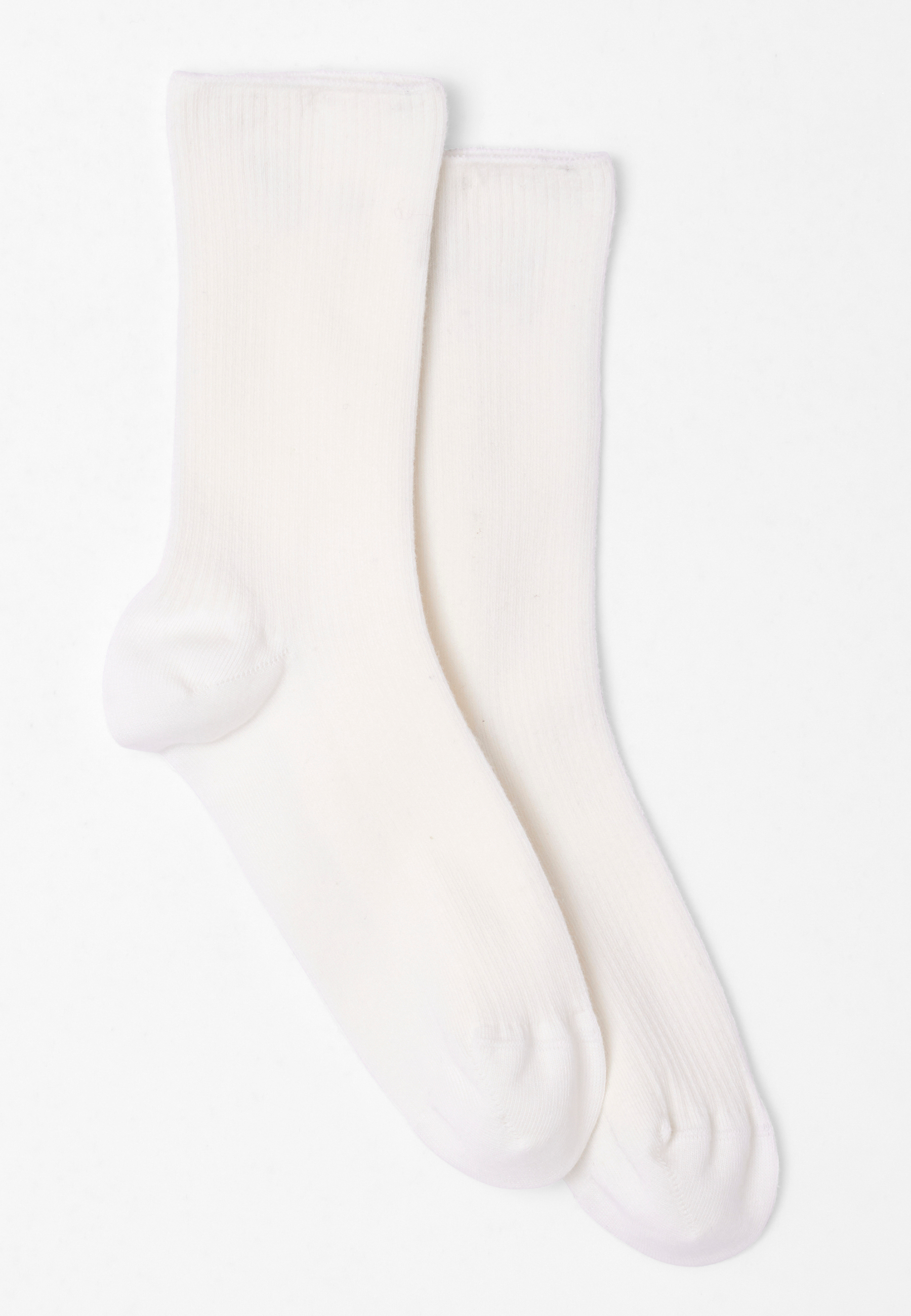 Lot de 2 paires de chaussettes maille côtelée, DAMART