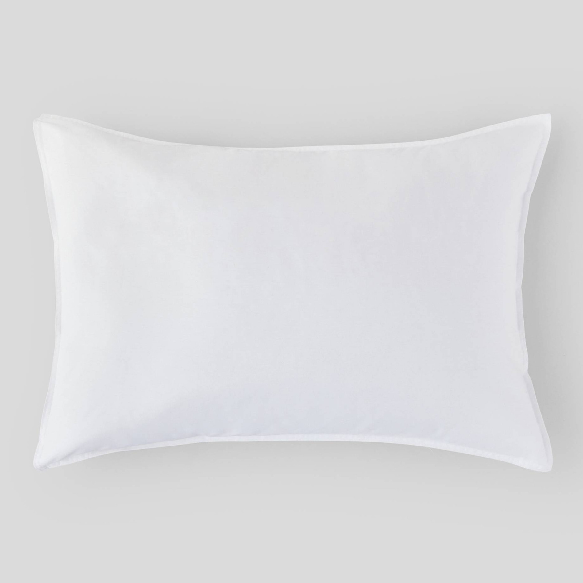 Taie oreiller unie, percale de coton, 100% coton bio GOTS, MONOPRIX