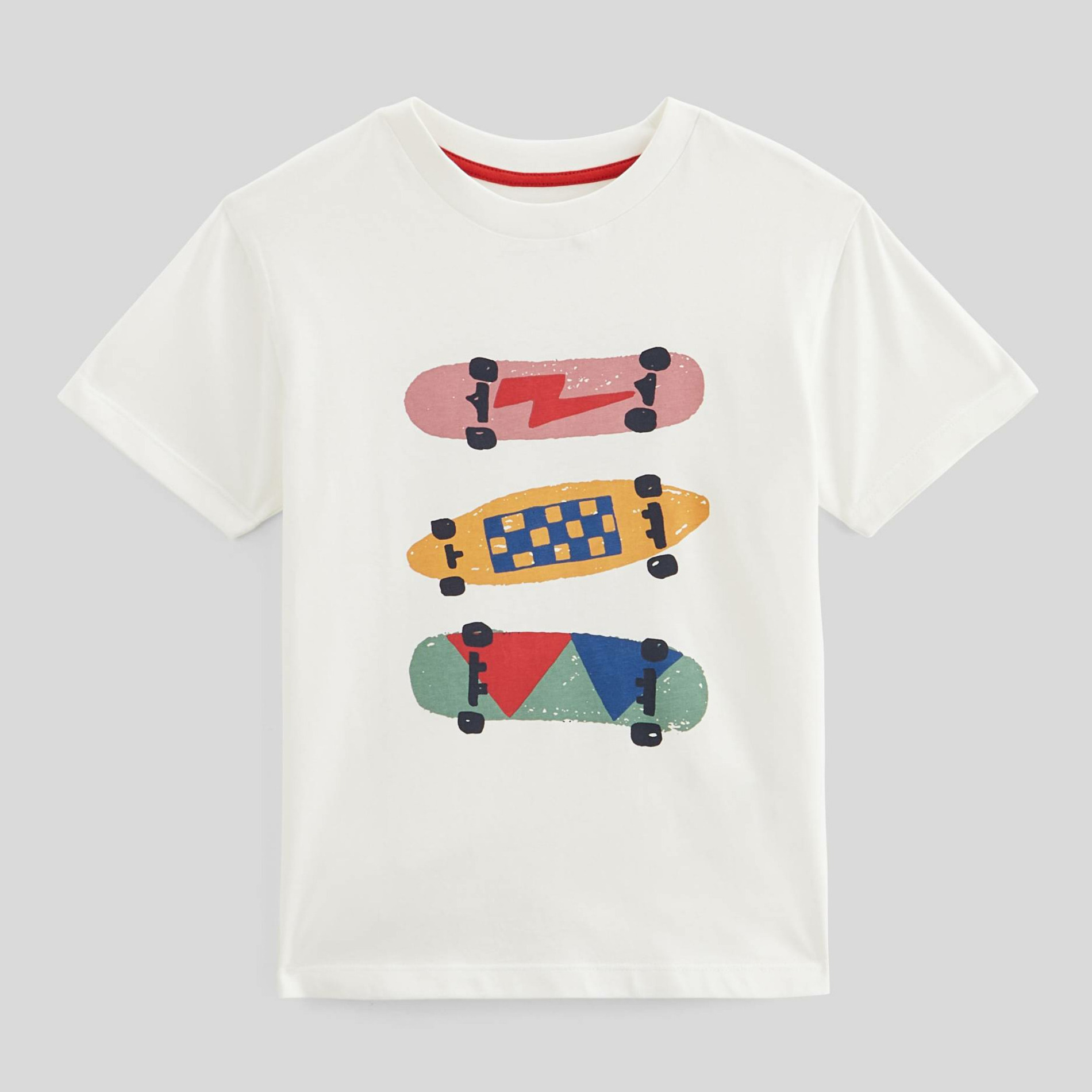 T-shirt manches courtes imprimé en coton BIO GOTS, MONOPRIX