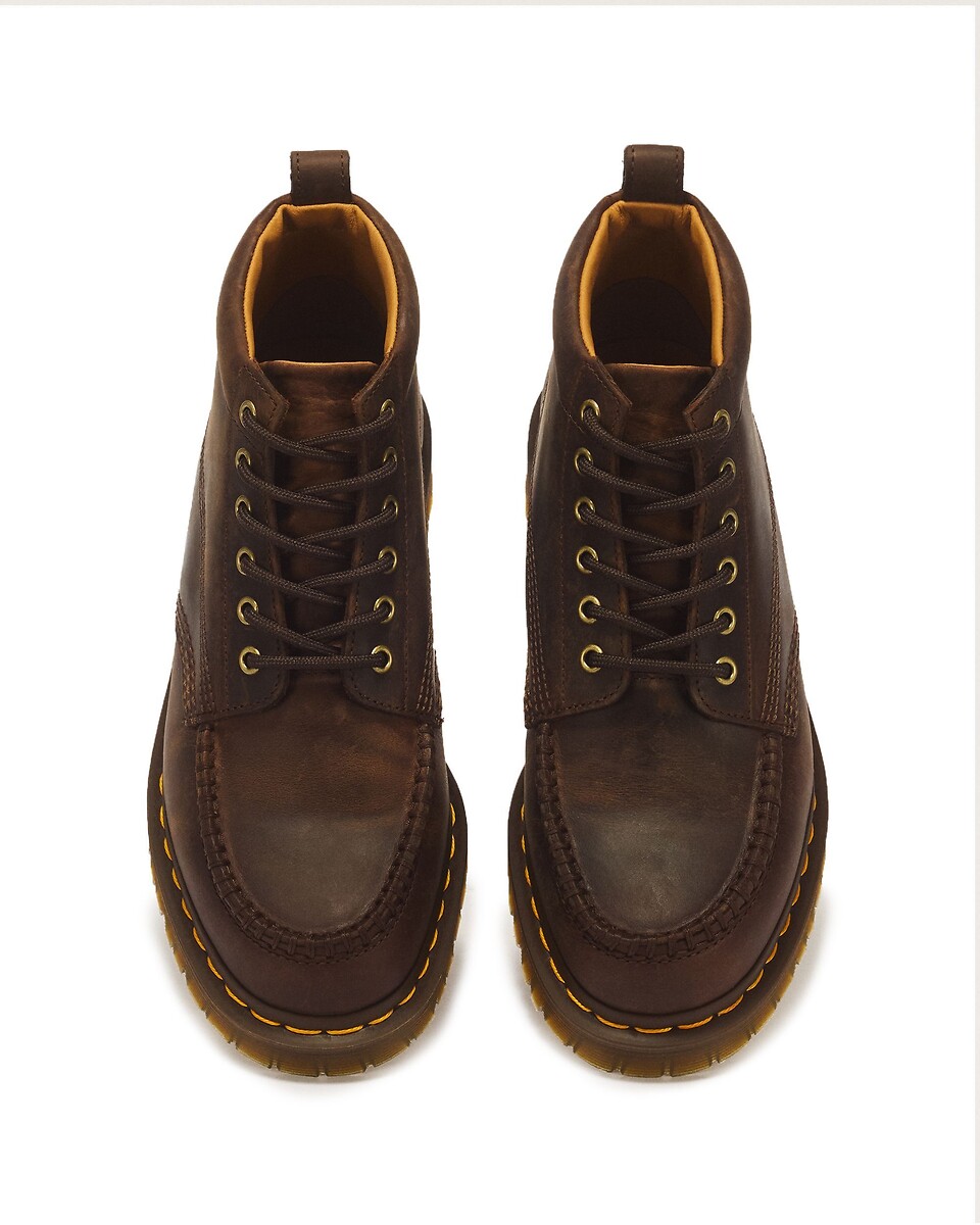 Dr. Martens Zapatos tipo derby de piel, Lowell Crazy Horse — photo 6