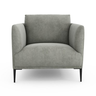 Fauteuil in stonewashed fluweel, Oscar E. Gallina AM.PM
