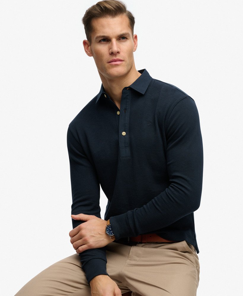 Top Preppy Manches Longues Coupe Décontractée, SUPERDRY