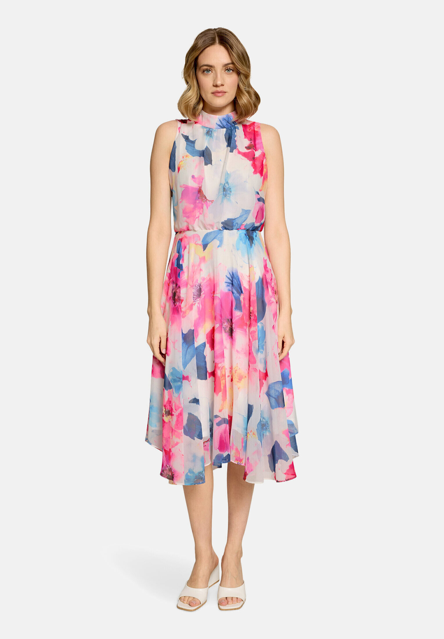 Robe en chiffon sans manches, VERA MONT