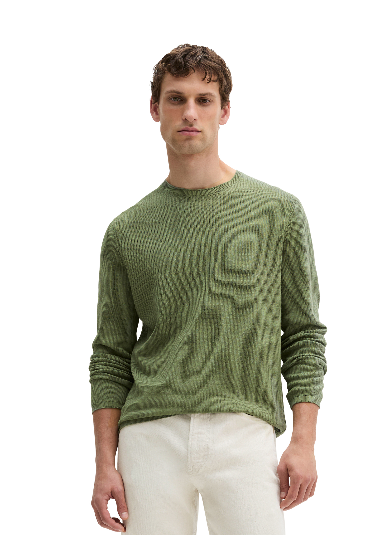 Pull-over regular en pur coton bio, MARC O'POLO
