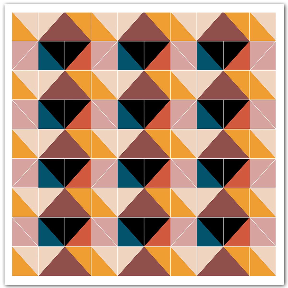 Affiche patchwork scandinave, HEXOA