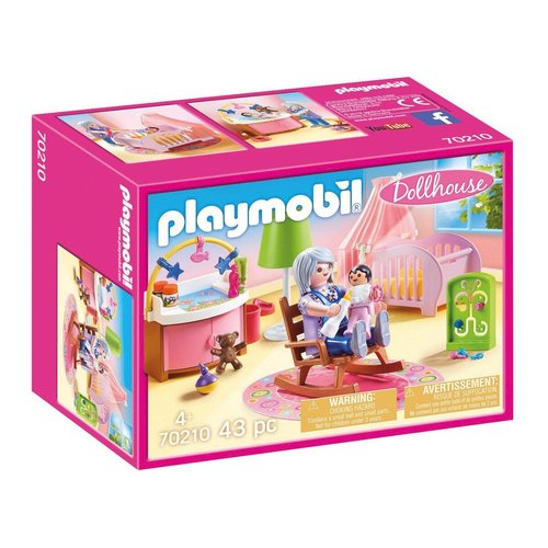Playmobil 70210 chambre de bébé- dollhouse - univers la maison  traditionnelle - pour aménager la grande maison Playmobil