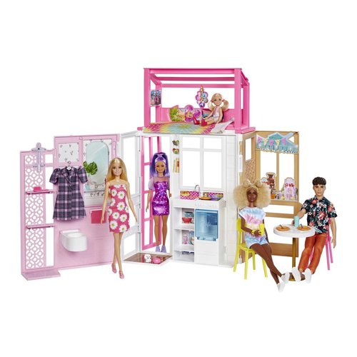 Mattel barbie maison et poupée multicolore Mattel