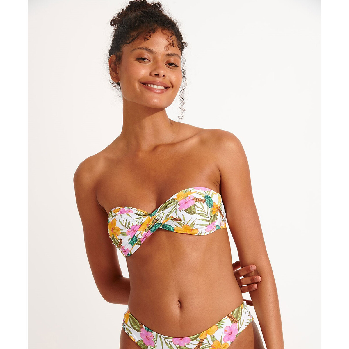 Boro Tortuga Bandeau Bikini Top in Floral Top