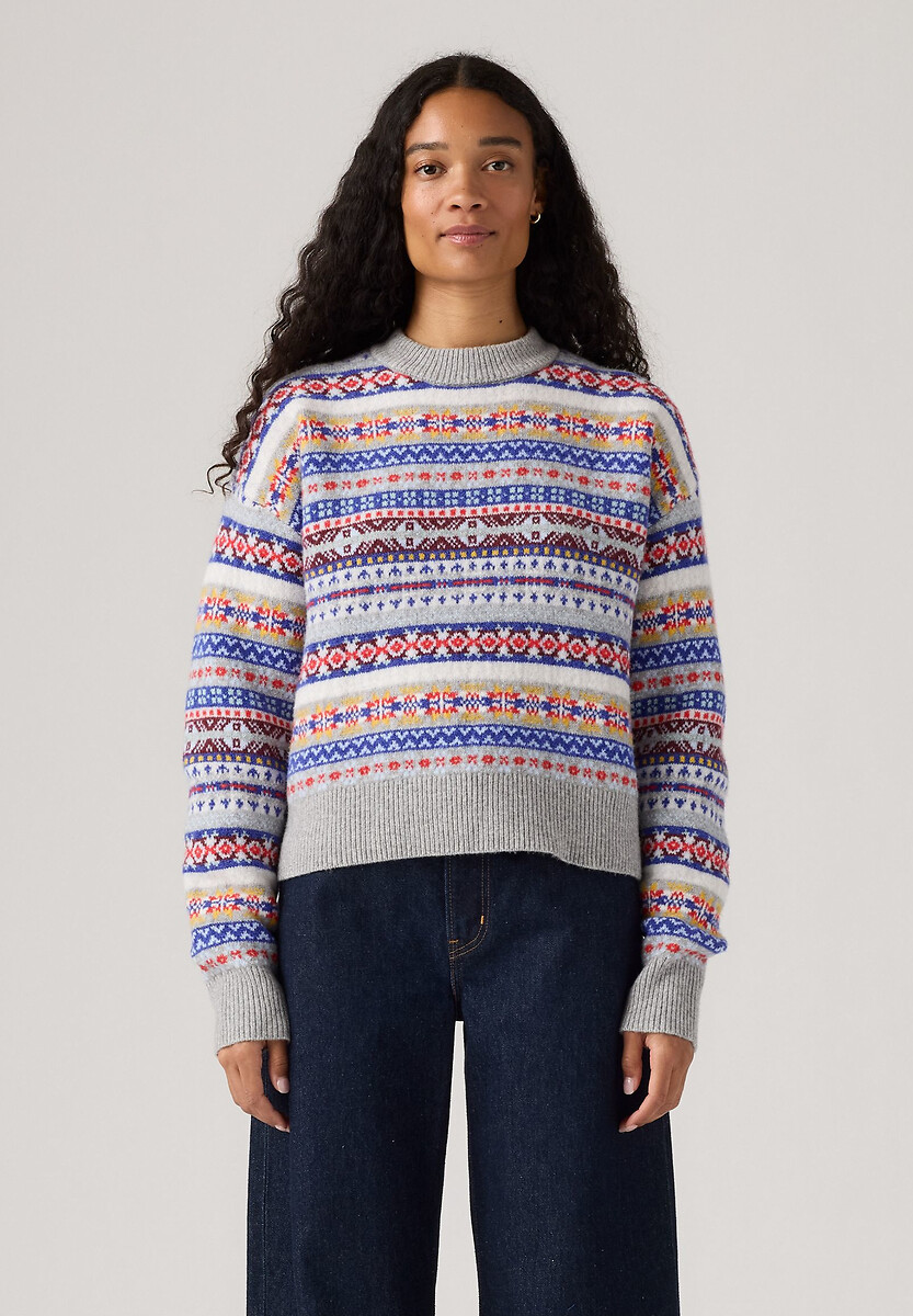 Pull col rond jacquard, LEVI'S