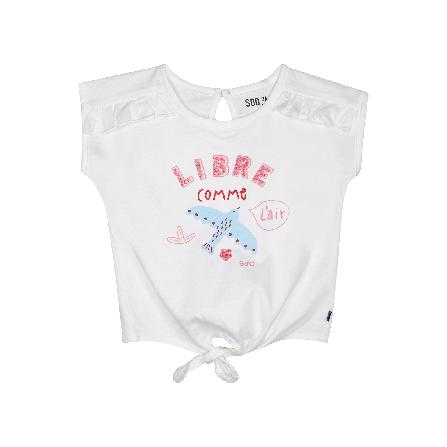 Tee shirt georgina sans manches enfant, SUCRE D'ORGE