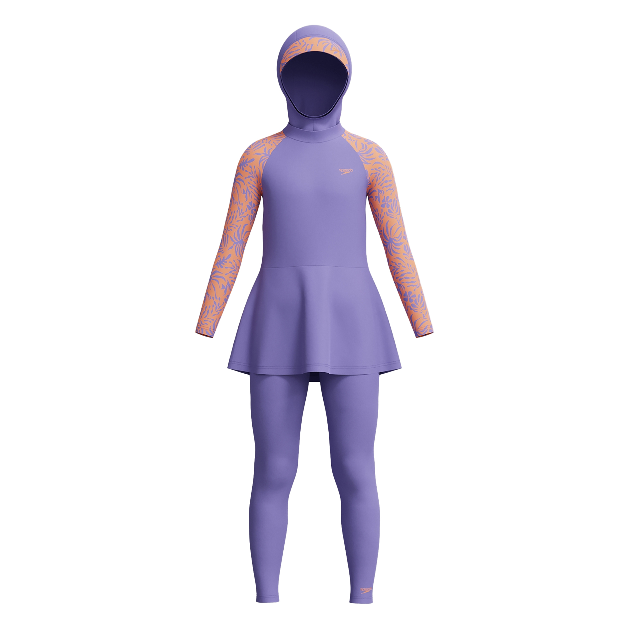 Maillot de bain modeste manches longues motif/style uni et imprimé MODESTY, SPEEDO