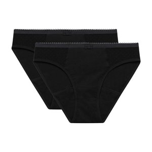 Pack of 2 Protect Period Knickers in Cotton DIM image