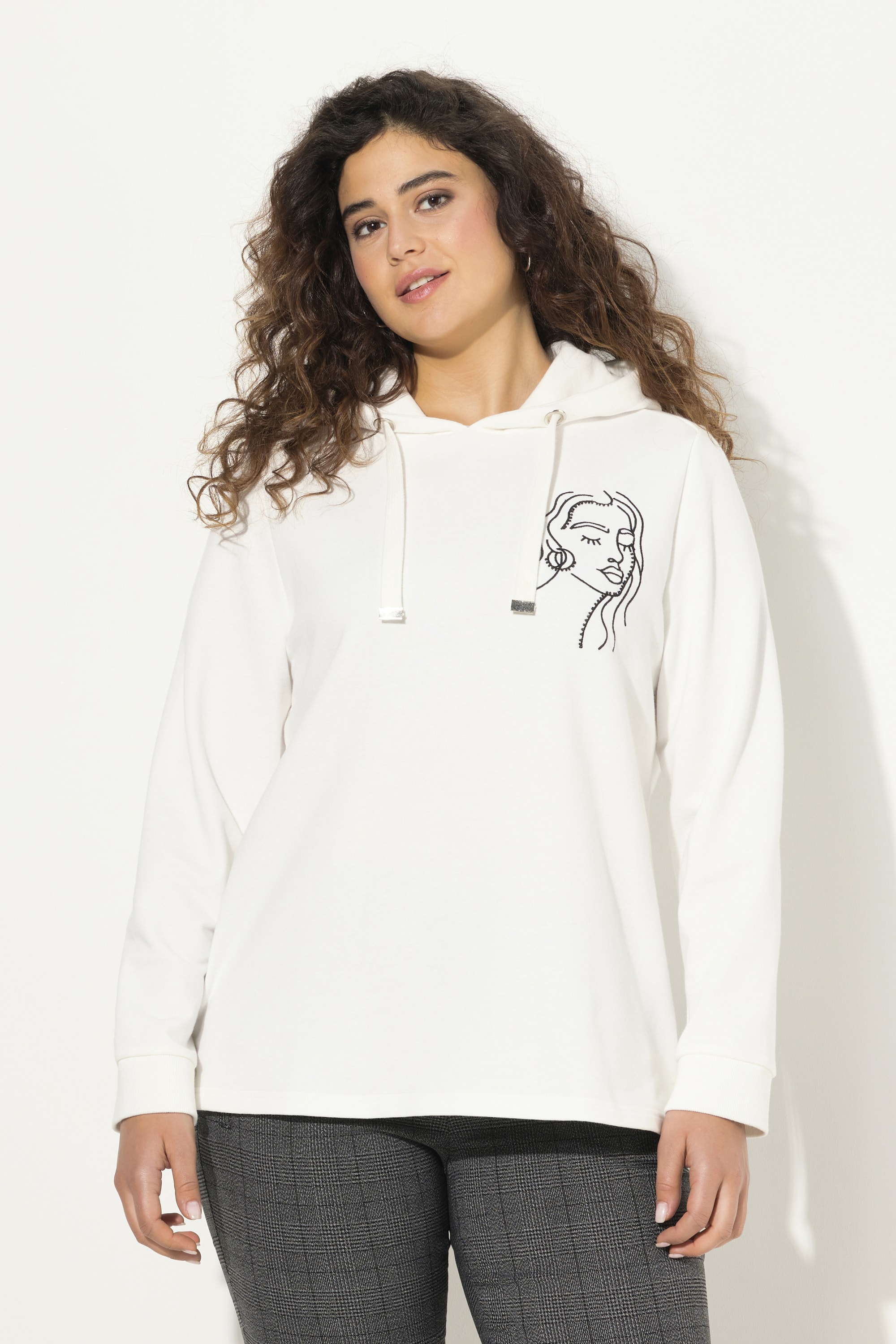 Sweat-shirt à capuche et manches longues, ULLA POPKEN