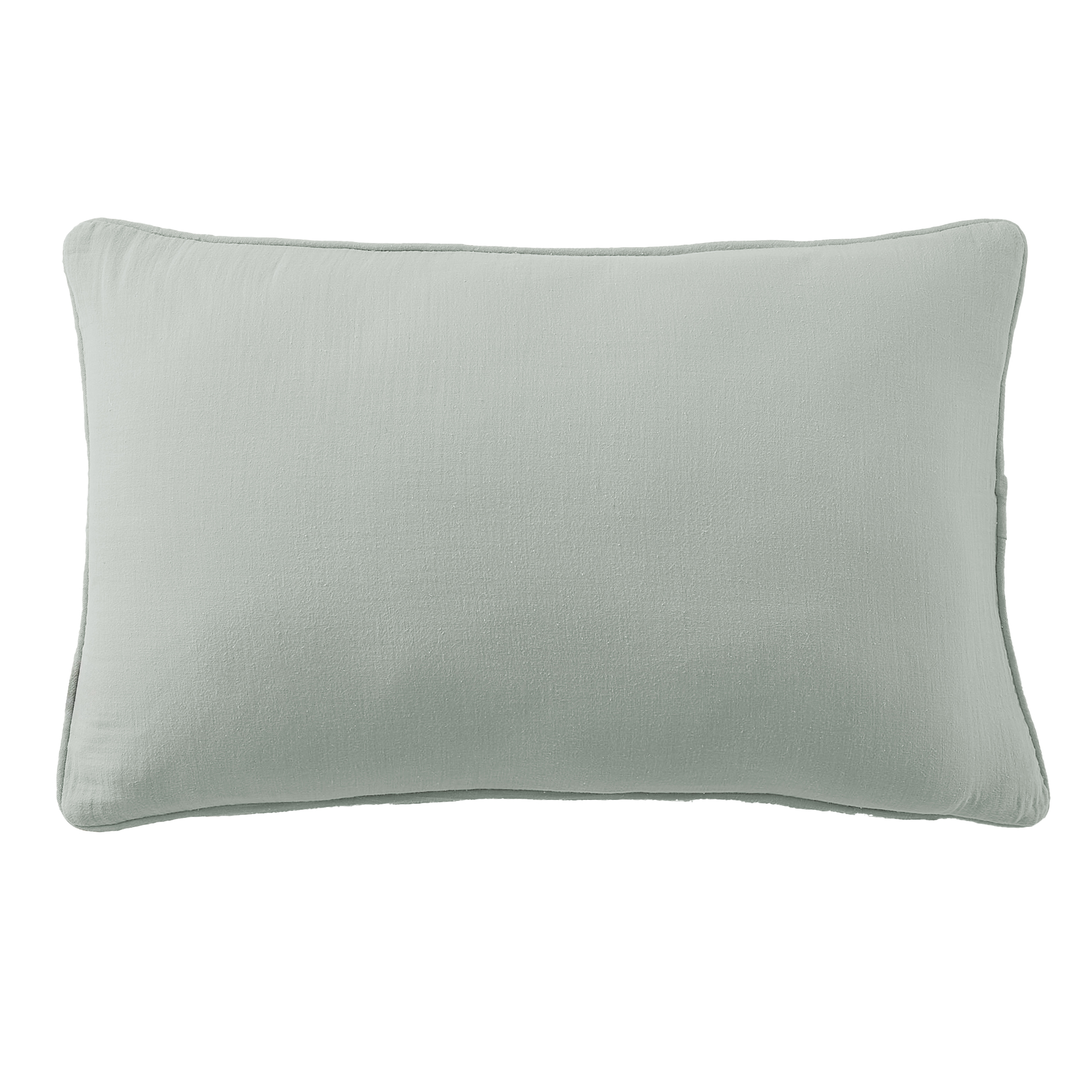 Coussin rectangulaire déhoussable 40x60 cm Gaze de Coton Terra Eucalyptus, EDEN