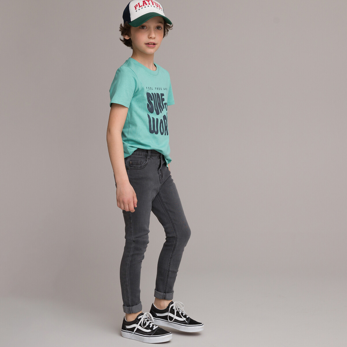 Mid rise skinny years grey denim La Collections | Redoute